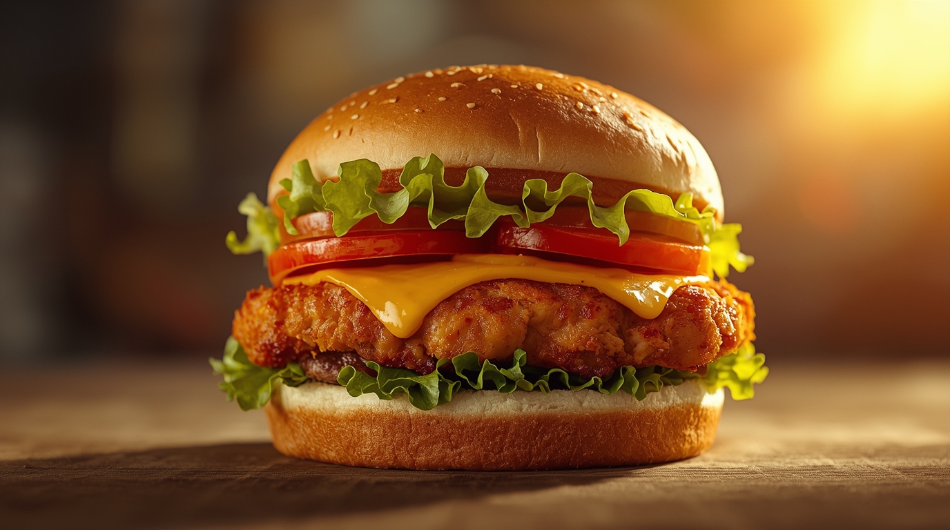 Chicken Burger - Non-vegetarian dish at 36 Sakura Cafe